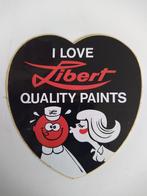 Sticker.  I Love Tilbert Quality Paints., Verzamelen, Stickers, Ophalen of Verzenden, Zo goed als nieuw