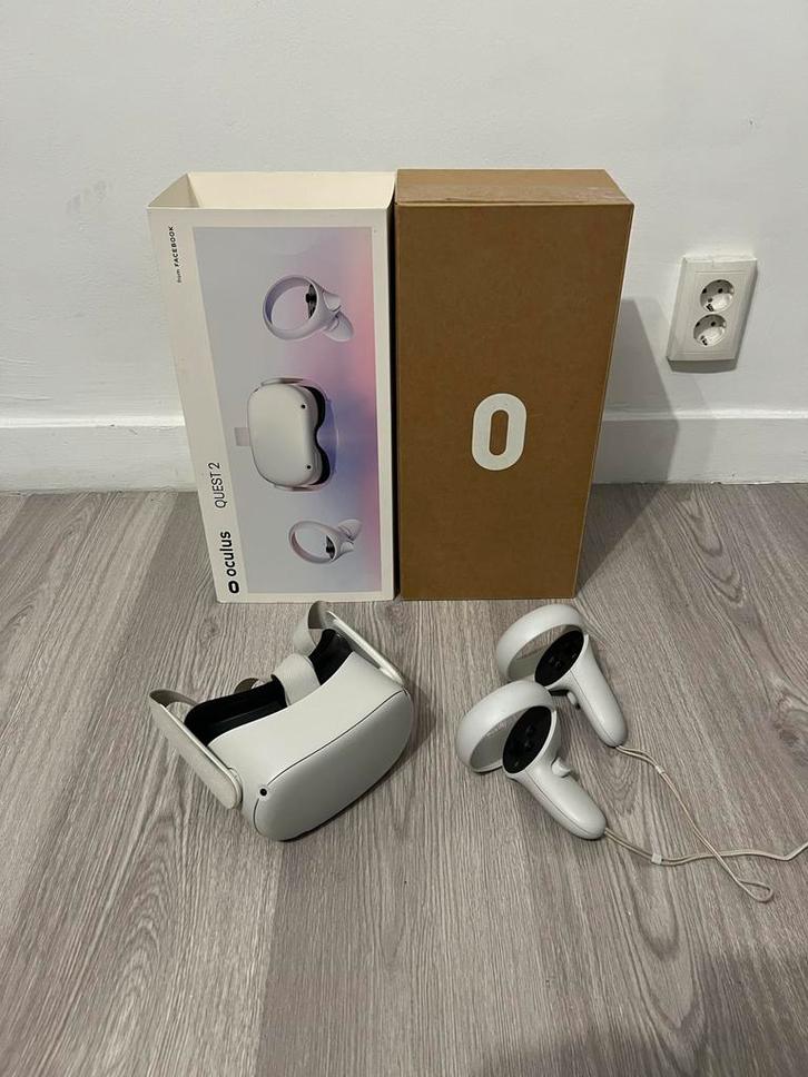 Oculus Meta Quest 2 VR-bril 256 Gb, Spelcomputers en Games, Virtual Reality, Zo goed als nieuw, Overige platformen, Ophalen