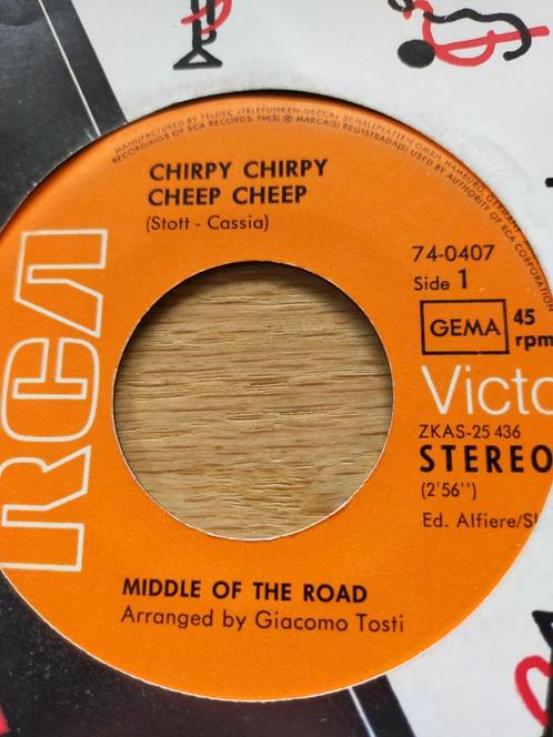 Middle of the Road , chirpy chirpy cheep cheep, Cd's en Dvd's, Vinyl Singles, Zo goed als nieuw, Pop, Ophalen of Verzenden