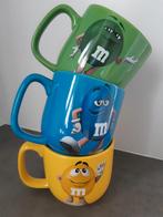 M&M, M&M's, 4 mokken, puntgaaf, Huis en Inrichting, Keuken | Servies, Overige materialen, Overige typen, Ophalen of Verzenden