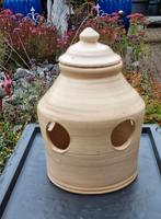 Plantjespot  porselein, Gebruikt, Rond, Aardewerk, Tuin