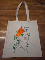 Unieke Handgeborduurde Canvas Tas - Steun Scouting!, Ophalen of Verzenden, Nieuw