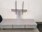 Aldenkamp tv/stereo meubel, Ophalen, Gebruikt, 100 tot 150 cm, Glas