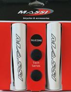 Handvatten / Stuurgrepen MASSI Siliconen Wit -30% OFF!!!, Fietsen en Brommers, 16 tot 20 inch, Staal, Nieuw, Ophalen of Verzenden