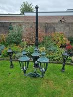tuinlantaarn  3 X   aluminium, Tuin en Terras, Buitenverlichting, Ophalen, Gebruikt, Staande lamp, Netvoeding