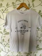 Mo casual wit t-shirt lemonade limoen medium, Maat 48/50 (M), Wit, Ophalen of Verzenden, Zo goed als nieuw