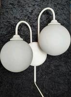 Wandlamp, booglamp, bollamp, Huis en Inrichting, Lampen | Wandlampen, Ophalen of Verzenden, Gebruikt, Glas, Space Age, Vintage