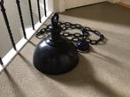 Industriële Hanglamp 35cm met Lange Ketting, Huis en Inrichting, Lampen | Hanglampen, Ophalen of Verzenden, Gebruikt, Metaal, 75 cm of meer