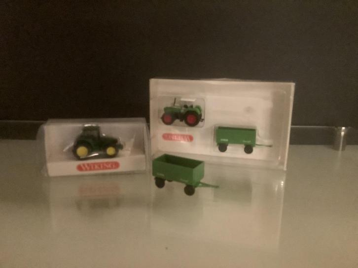 Wiking trekkers Fendt Favorit met ahw, John Deere 6920S, Hobby en Vrije tijd, Modeltreinen | N-Spoor, Zo goed als nieuw, Overige typen