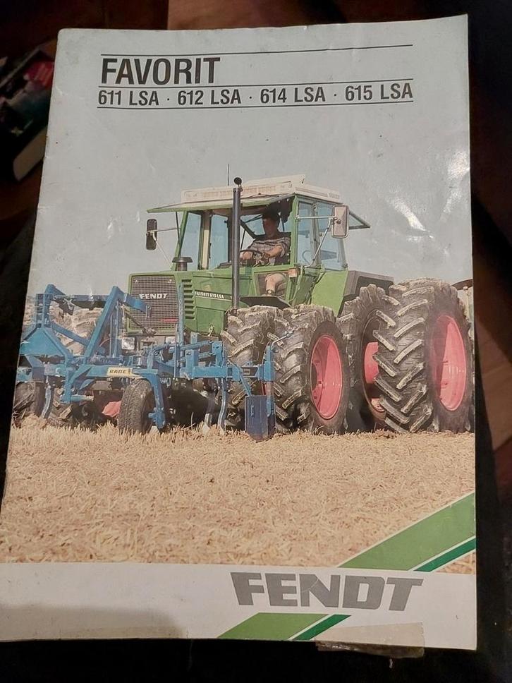 Brochure Folder Fendt Farmer Favorit ca. 1980-1985, Boeken, Studieboeken en Cursussen, Zo goed als nieuw, HBO, Beta, Ophalen of Verzenden