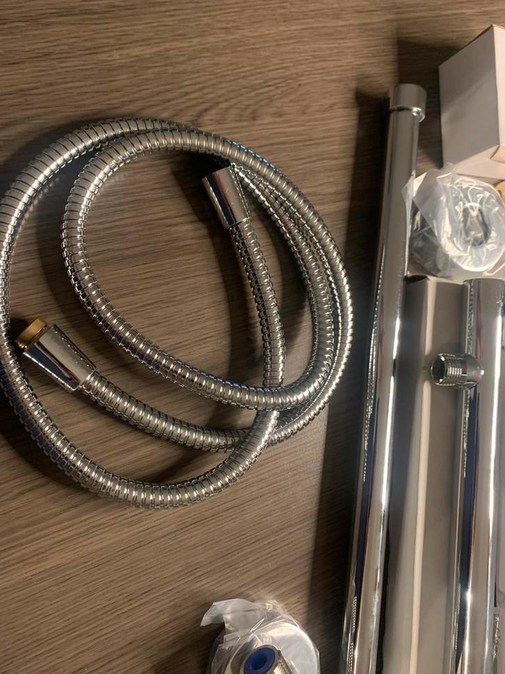Badkamer onderdelen - Diverse, Doe-het-zelf en Verbouw, Sanitair, Nieuw, Douche, Chroom, Ophalen of Verzenden