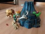 Playmobil Vulkaan en Triceratops set 4170, Kinderen en Baby's, Speelgoed | Playmobil, Ophalen of Verzenden, Zo goed als nieuw
