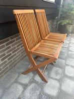 Teak Houten Tuin Stoelen, Tuin en Terras, Ophalen, Zo goed als nieuw, Hout, Stapelbaar