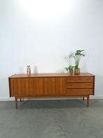 Design teak dressoir Bartels met lades, vintage sideboard, Gebruikt, Teakhout, Ophalen of Verzenden, 25 tot 50 cm