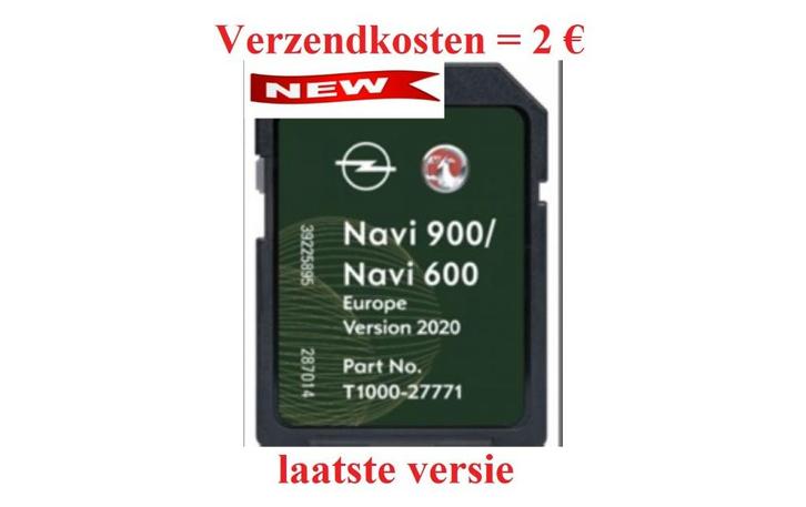 Opel NAVI 900 / 600 - SD Kaart ✅ Navigatie NEW, Computers en Software, Navigatiesoftware, Nieuw, Landkaarten, Heel Europa, Verzenden