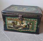 Antiek blik/ winkelblik met mooie afbeeldingen (Bekkers), Ophalen of Verzenden, Gebruikt, Overige