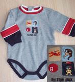 Grijze Gymboree romper maat 50/56 *NieuW* (0525) a, Kinderen en Baby's, Babykleding | Maat 50, Nacht- of Onderkleding, Gymboree