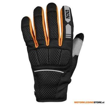 IXS Glove Urban Samur-air 1.0, Zwart-Oranje-Zilver beschikbaar voor biedingen