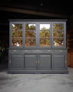 Robuuste Buffetkast | Donkere Servieskast | Vintage #1910, Huis en Inrichting, Kasten | Buffetkasten, Ophalen of Verzenden, Teakhout