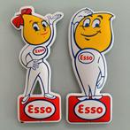 Esso emaille plaatjes., Verzamelen, Ophalen of Verzenden, Gebruikt, Reclamebord