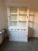 Robuuste houten buffetkast wit, Ophalen, Gebruikt, 200 cm of meer, 50 tot 100 cm