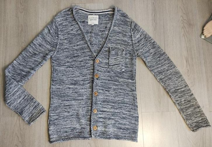 ICEMAN Scand.Gemeleerd Katoenen Vest maat L, Kleding | Heren, Truien en Vesten, Zo goed als nieuw, Maat 52/54 (L), Overige kleuren