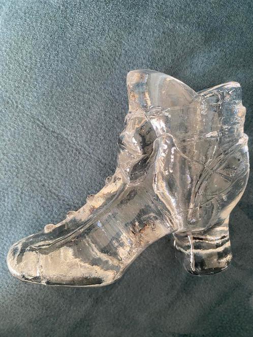 Pukeberg Zweden - Glazen schoen!, Antiek en Kunst, Antiek | Glas en Kristal, Ophalen of Verzenden