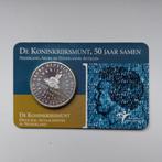 De Koninkrijks munt, 50 jaar samen coincard, Postzegels en Munten, Munten | Nederland, Ophalen, Koningin Beatrix, Euro's