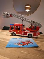 Playmobil Brandweer Ladderwagen 9463, Ophalen of Verzenden, Zo goed als nieuw, Jongen of Meisje