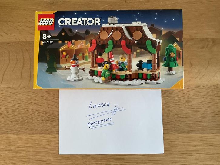 Lego 40602 Winterse Marktkraam, Kinderen en Baby's, Speelgoed | Duplo en Lego, Nieuw, Lego, Complete set, Ophalen of Verzenden