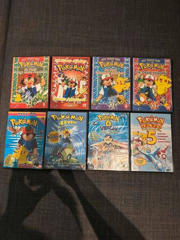 Pokémon Films - 8 DVD's Kinderen en Jeugd beschikbaar voor biedingen