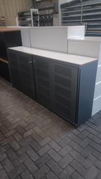 Half hoge metalen schuifdeurkasten, werkbankladenkasten, Huis en Inrichting, Kasten | Roldeurkasten en Archiefkasten, Ophalen