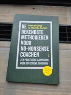 De Bekendste Methodieken voor No-Nonsense Coachen, Boeken, Verzenden, Zo goed als nieuw, Anne de Jong & Marielle Rumph