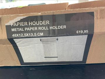 Papierhouder inclusief rol beschikbaar voor biedingen