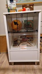 handig en fijn hamsterhok., Dieren en Toebehoren, Ophalen, 60 tot 90 cm, Minder dan 75 cm, Zo goed als nieuw