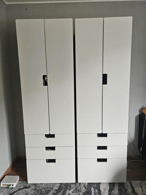 Ikea stuva kledingkast 2 stuks kleur wit, Huis en Inrichting, Kasten | Ladekasten, Zo goed als nieuw, 150 tot 200 cm, 50 tot 100 cm