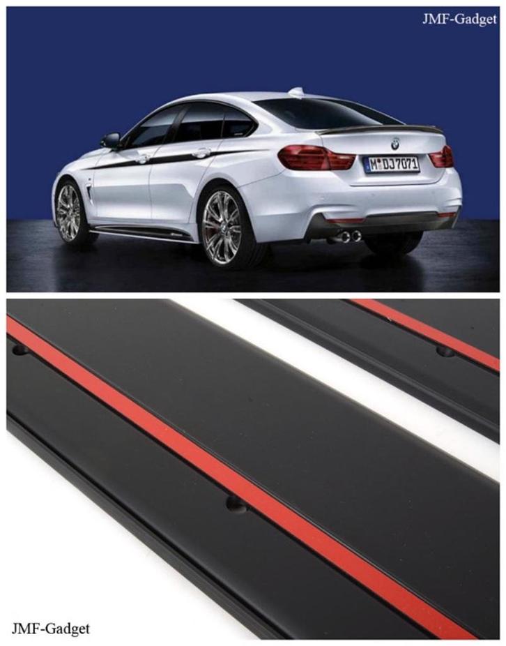 BMW F32 F33 F36 M Skirt Spoiler opzetstukken Mat Zwart, Auto diversen, Tuning en Styling, Ophalen
