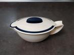 Tupperware duette warmhoud saus / jus kom blauw, Huis en Inrichting, Ophalen of Verzenden, Gebruikt, Blauw