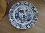Antiek Delfts Bord met chinese afbeelding ca 1800, Ophalen of Verzenden