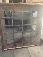 Antiek raam met smeedijzeren tralies, Antiek en Kunst, Ophalen