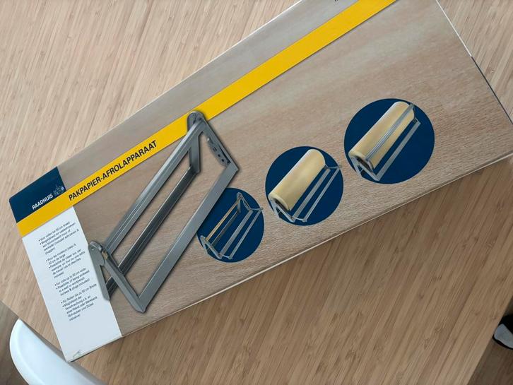 Pakpapier afrolapparaat – metalen houder voor rollen, Zakelijke goederen, Kantoor en Winkelinrichting | Kantoorartikelen, Overige typen