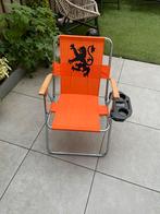 Oranje klap stoel. Koningsdag stoel, Nieuw, Inklapbaar, Ophalen of Verzenden, Aluminium