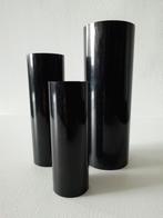 Zwarte minimalistische kunststof vazen ​​Rebedex, Huis en Inrichting, Woonaccessoires | Vazen, Kunststof, Gebruikt, Zwart, Ophalen of Verzenden