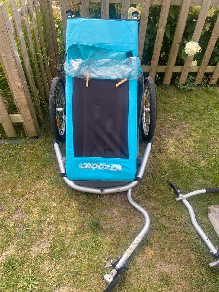 Croozer Fietskar - Kinderkar - 1 kind - baby schaal, Fietsen en Brommers, Fietsaccessoires | Aanhangers en Karren, Gebruikt, Kinderkar