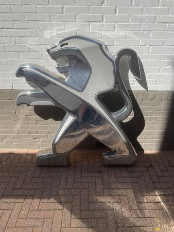 Groot Peugeot Logo Garage Decoratie met led verlichting beschikbaar voor biedingen