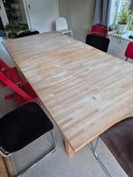 Eettafel uitschuifbaar tot 200 cm, Ophalen, Gebruikt, 50 tot 100 cm, Vijf personen of meer
