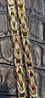 Prachtige Koningsketting met Mercedes 14karaat goud, Ophalen of Verzenden, Nieuw, Goud, Goud