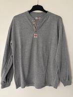 Vintage Levi’s grijs sweatshirt / henley met lange mouw. L., Ophalen of Verzenden, Gedragen, Grijs, Levi’s