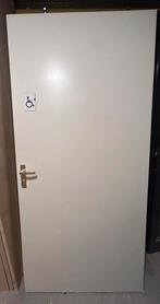 Deur invalide toilet 2.10H 99B 4cm dik, Ophalen, Zo goed als nieuw, Binnendeur