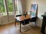 Houten eettafel / wooden dining table, Ophalen, Gebruikt, 50 tot 100 cm, Vijf personen of meer